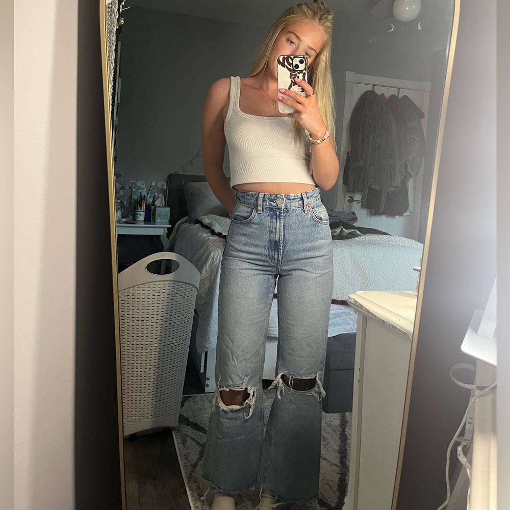 High Waisted Zara Jeans